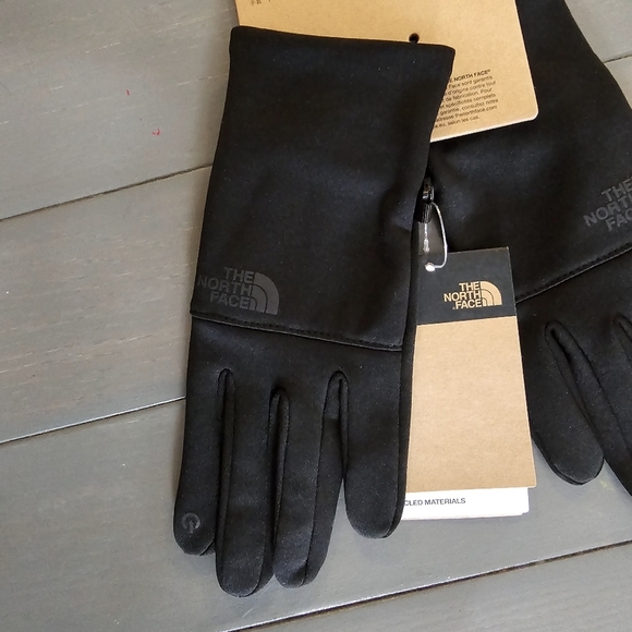 The North Face Men's Black Etip Recycled Touchscreen Gloves Size Large - Picture 2 of 9